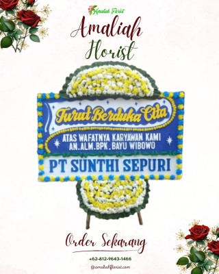 Papan Bunga Duka di Minas