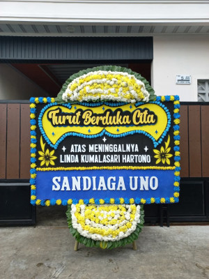 Papan Bunga Duka di Minas